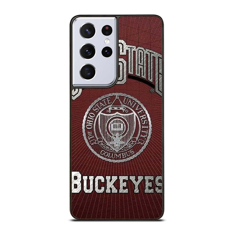 OHIE STATE BUCKEYES UNIVERSITY LOGO Samsung Galaxy S21 Ultra Case Cover