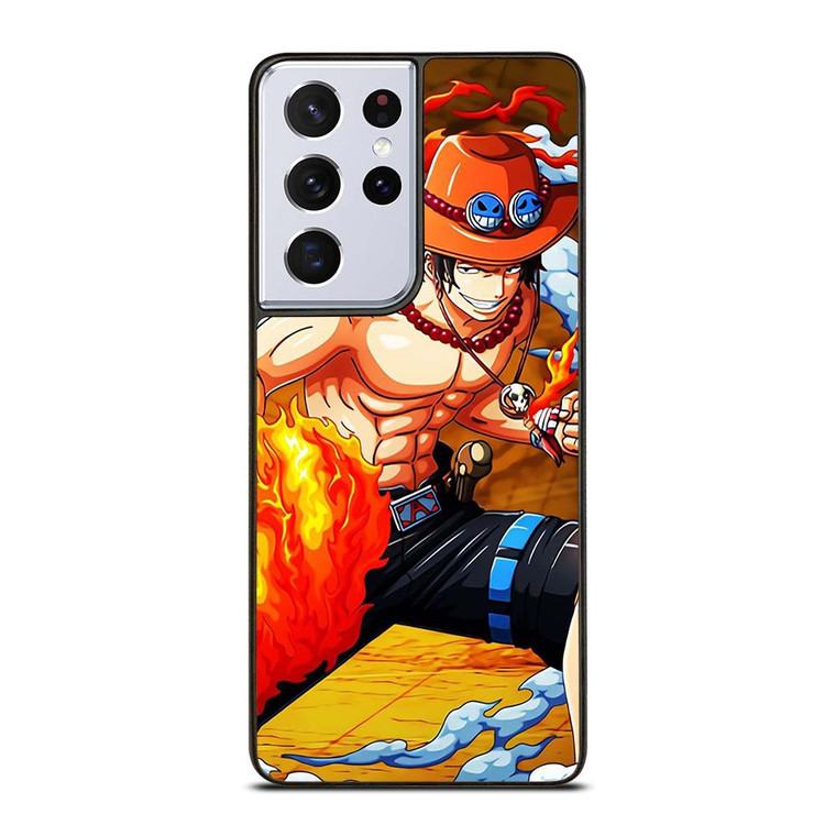 ONE PIECE ACE Samsung Galaxy S21 Ultra Case Cover