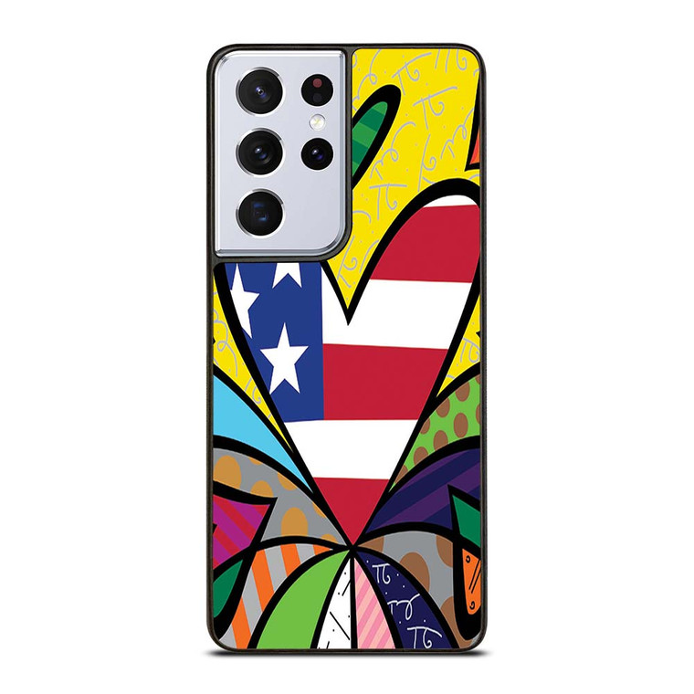 ROMERO BRITTO LOVE NEW 2 Samsung Galaxy S21 Ultra Case Cover