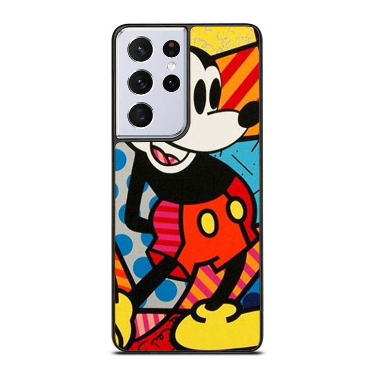 ROMERO BRITTO MICKEY MOUSE Samsung Galaxy S21 Ultra Case Cover