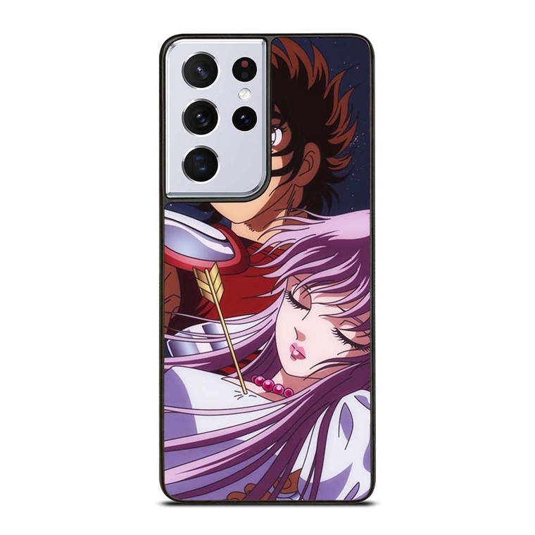 SAINT SEIYA AND PRINCESS Samsung Galaxy S21 Ultra Case Cover