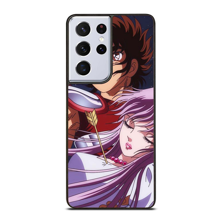 SAINT SEIYA PEGASUSAND PRINCESS ATHENA Samsung Galaxy S21 Ultra Case Cover