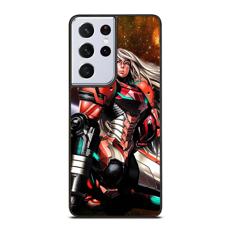 SAMUS ARAN METROID-Recovered Samsung Galaxy S21 Ultra Case Cover