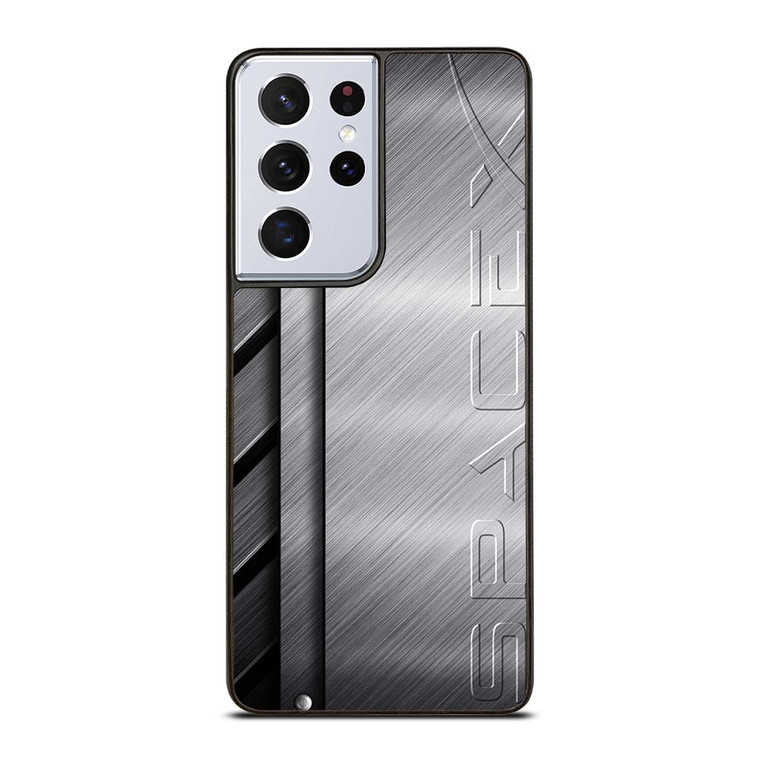 SPACE X LOGO METAL PLATE Samsung Galaxy S21 Ultra Case Cover