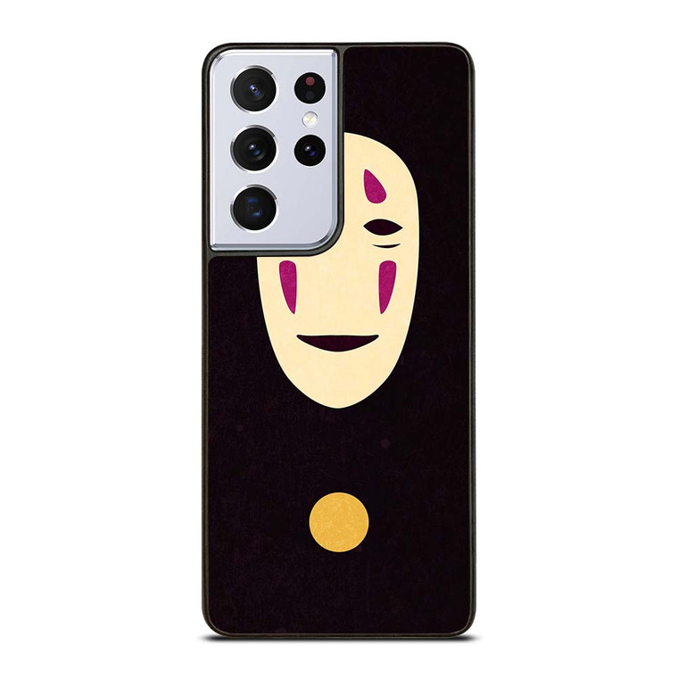 SPIRITED AWAY NO FACE LEATHER Samsung Galaxy S21 Ultra Case Cover