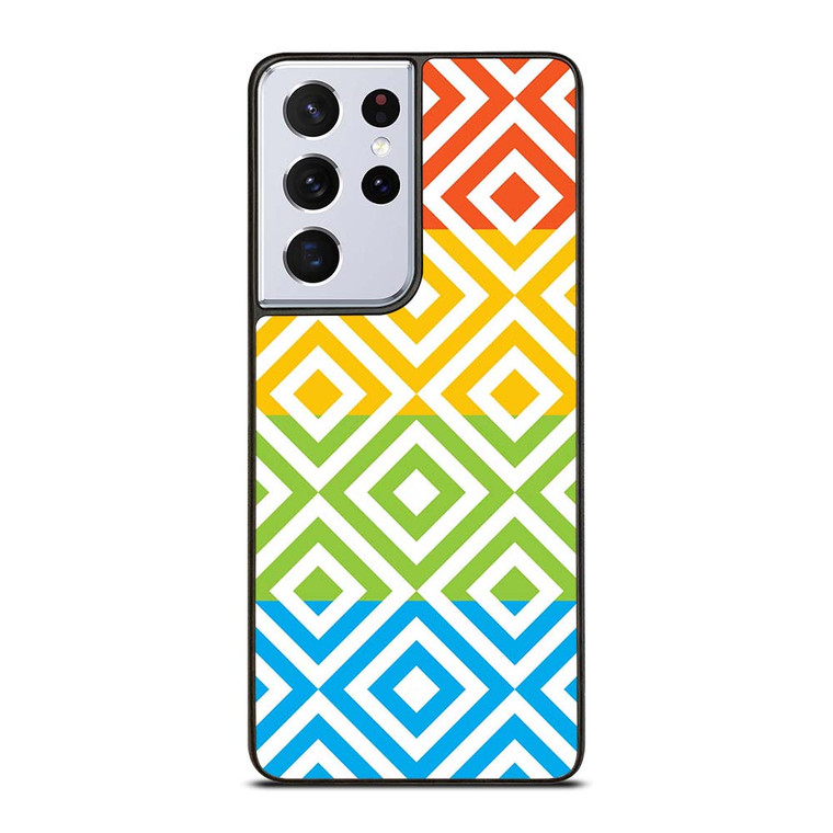 SQUARE PATTERN Samsung Galaxy S21 Ultra Case Cover