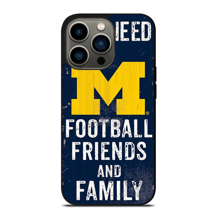 MICHIGAN WOLVERINES FOOTBALL QUOTES iPhone 13 Pro Case Cover