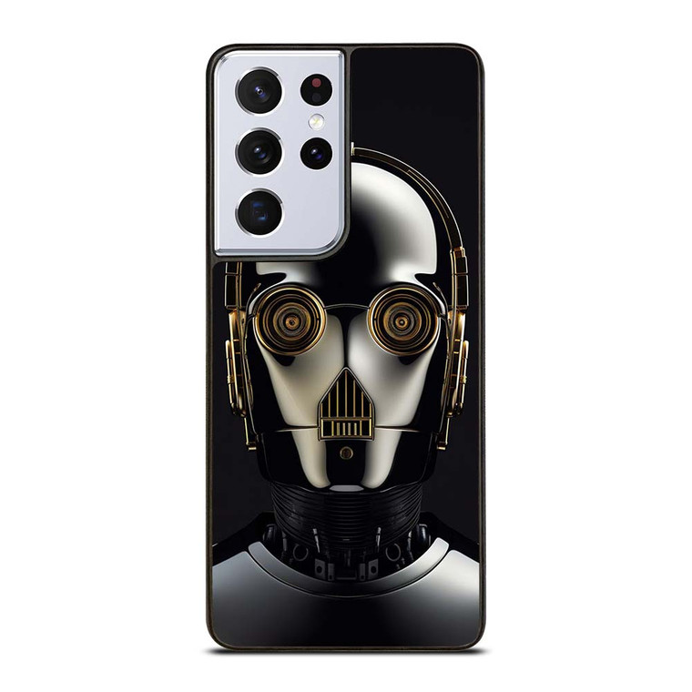 STAR WARS DROID C-3PO FACE Samsung Galaxy S21 Ultra Case Cover
