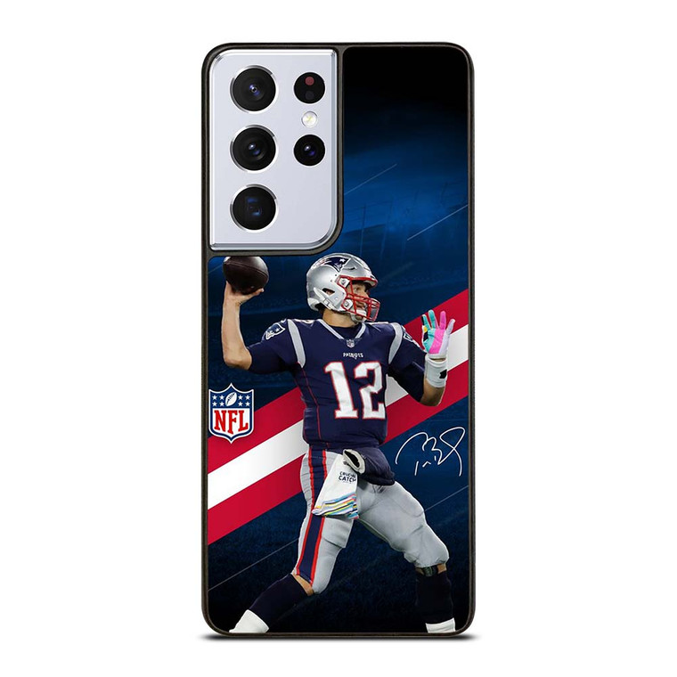TOM BRADY NEW ENGLAND PATRIOT NFL Samsung Galaxy S21 Ultra Case Cover