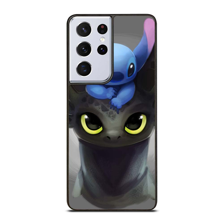 TOOTHLESS AND STITCH Samsung Galaxy S21 Ultra Case Cover