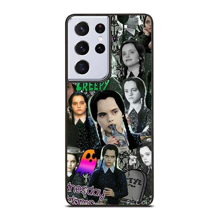 WEDNESDAY ADDAMS COLLAGE Samsung Galaxy S21 Ultra Case Cover