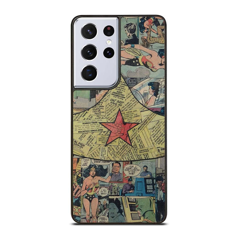 WONDER WOMAN COLLAGE Samsung Galaxy S21 Ultra Case Cover