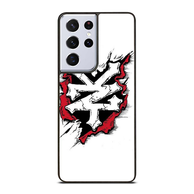 ZOO YORK LOGO WHITE Samsung Galaxy S21 Ultra Case Cover