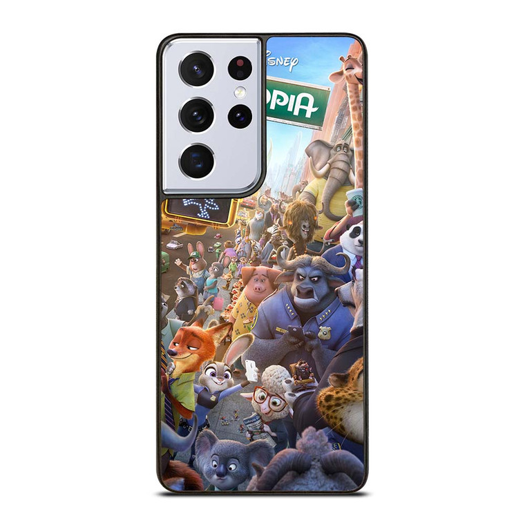ZOOTOPIA CHARACTERS Disney Samsung Galaxy S21 Ultra Case Cover