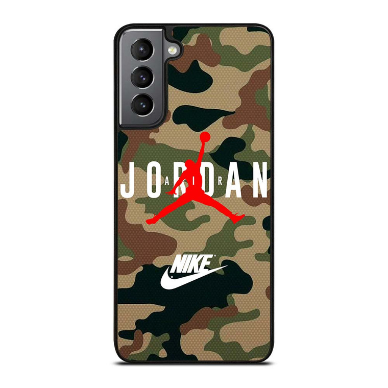 AIR JORDAN NIKE LOGO CAMO Samsung Galaxy S21 Plus Case Cover