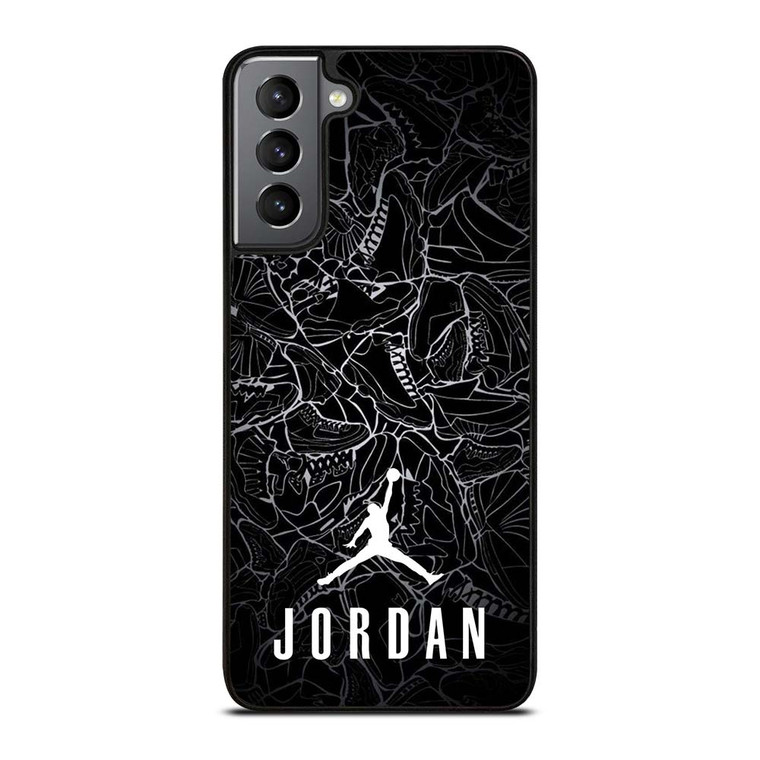 AIR JORDAN SHOES COLLAGE LOGO Samsung Galaxy S21 Plus Case Cover