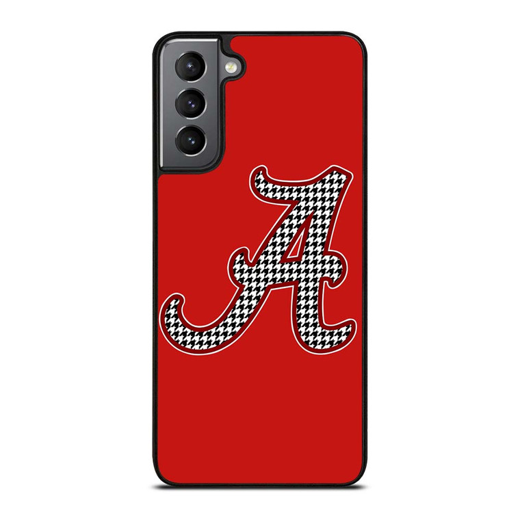 ALABAMA CRIMSON TIDE HOUNDSTOOTH ICON Samsung Galaxy S21 Plus Case Cover