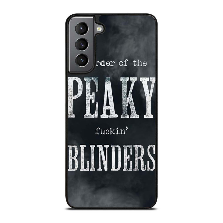 BY THE ORDER OF PEAKY BLINDERS SERIES Samsung Galaxy S21 Plus Case Cover