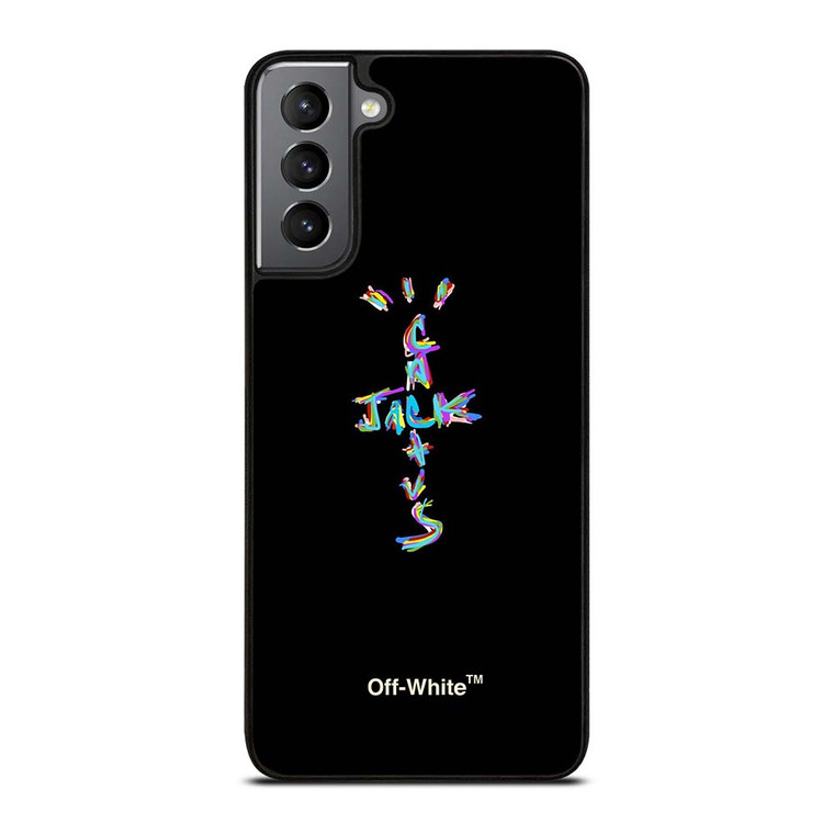CACTUS JACK TRAVIS SCOTT X OFF WHITE 2 Samsung Galaxy S21 Plus Case Cover