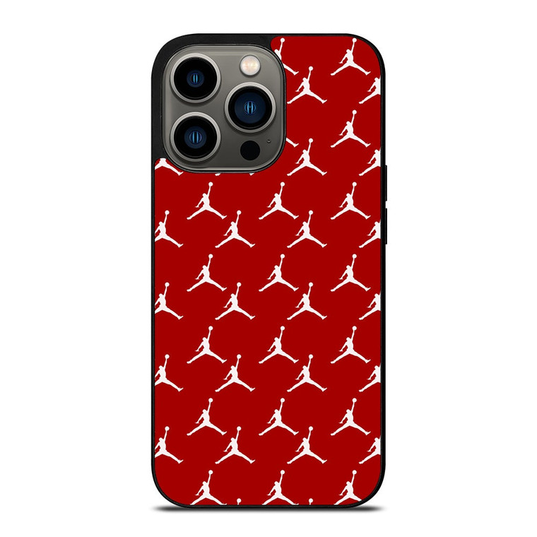 MICHAEL JORDAN SYMBOL RED PATTERN iPhone 13 Pro Case Cover
