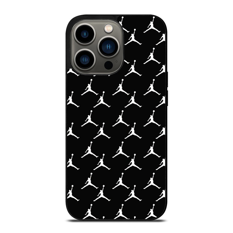 MICHAEL JORDAN SYMBOL BLACK PATTERN iPhone 13 Pro Case Cover