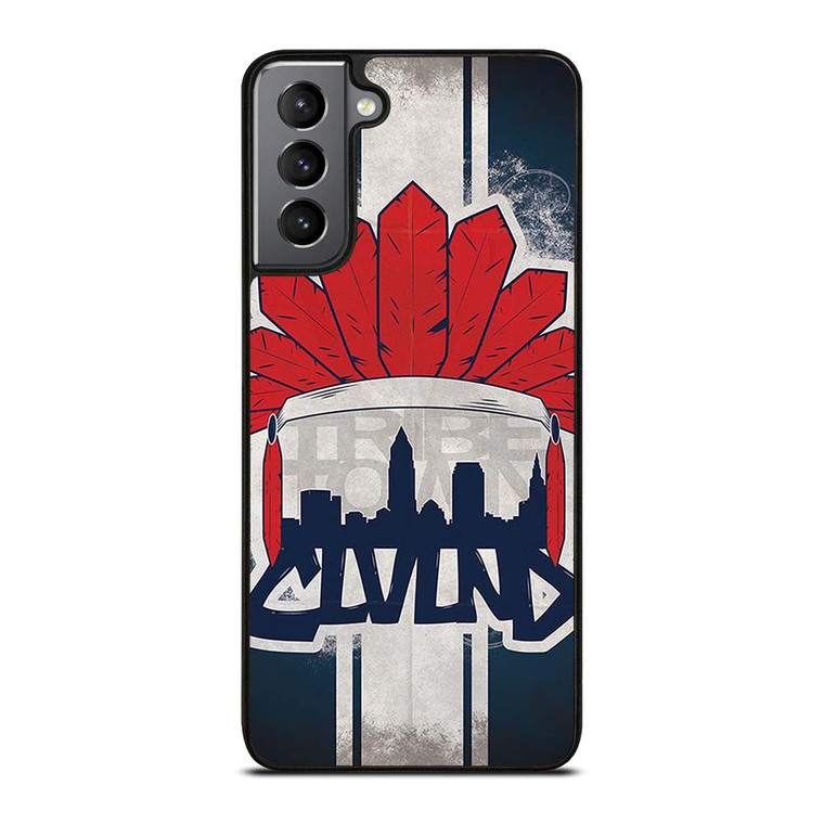 CLEVELAND INDIANS LOGO BASEBALL TEAM TRIBE TOWN Samsung Galaxy S21 Plus Case Cover