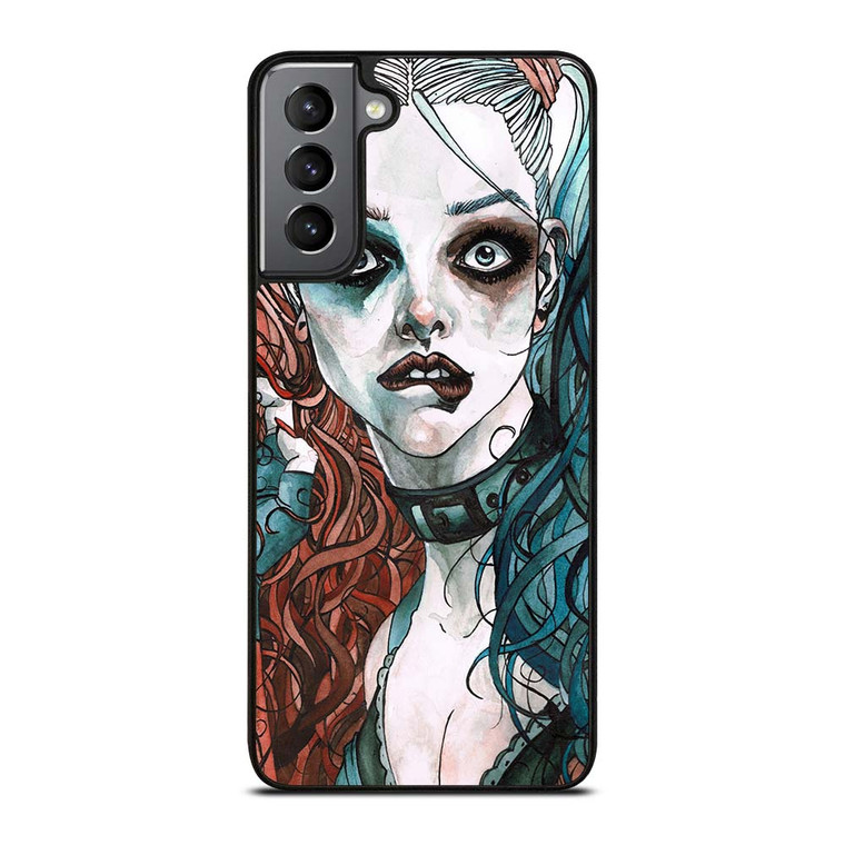 HARLEY QUINN ART Samsung Galaxy S21 Plus Case Cover