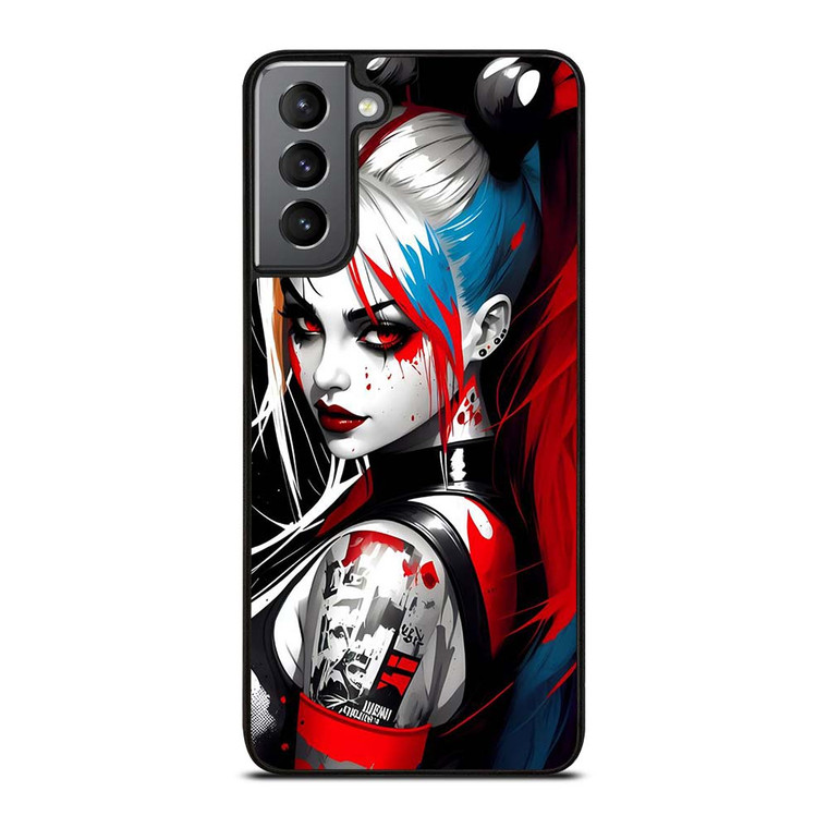HARLEY QUINN DC ART Samsung Galaxy S21 Plus Case Cover
