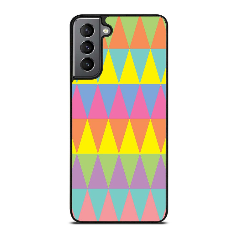HERRINGBONE TRIANGLE Samsung Galaxy S21 Plus Case Cover