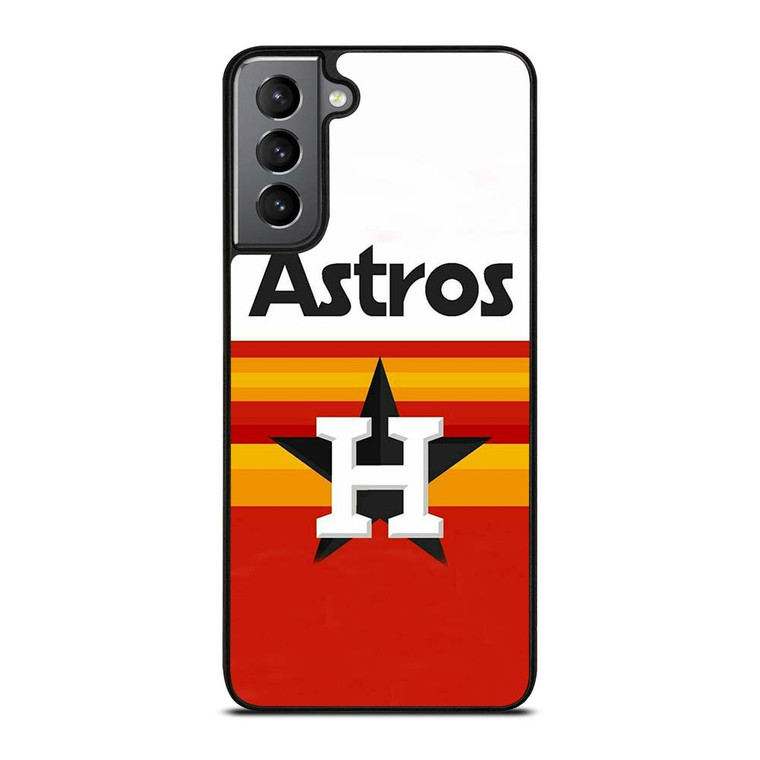 HOUSTON ASTROS MLB ICON Samsung Galaxy S21 Plus Case Cover