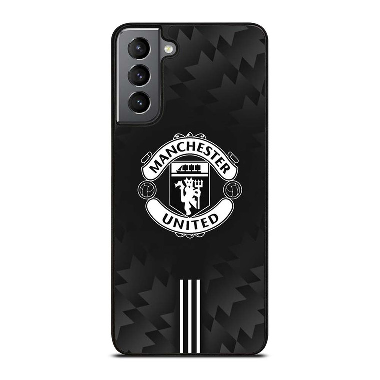 MANCHESTER UNITED BLACK LOGO Samsung Galaxy S21 Plus Case Cover
