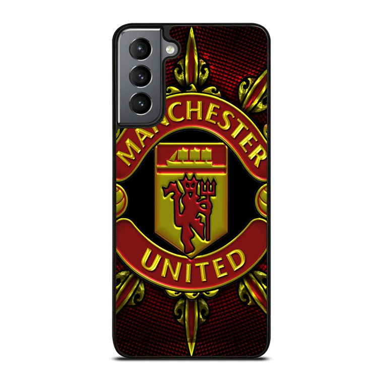 MANCHESTER UNITED LOGO ART Samsung Galaxy S21 Plus Case Cover
