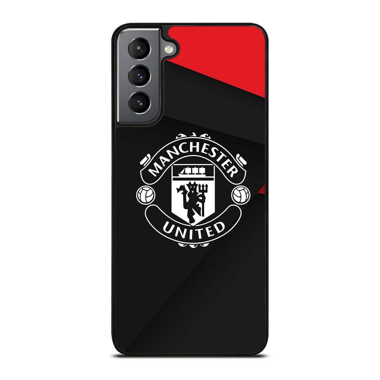 MANCHESTER UNITED LOGO BLACK Samsung Galaxy S21 Plus Case Cover