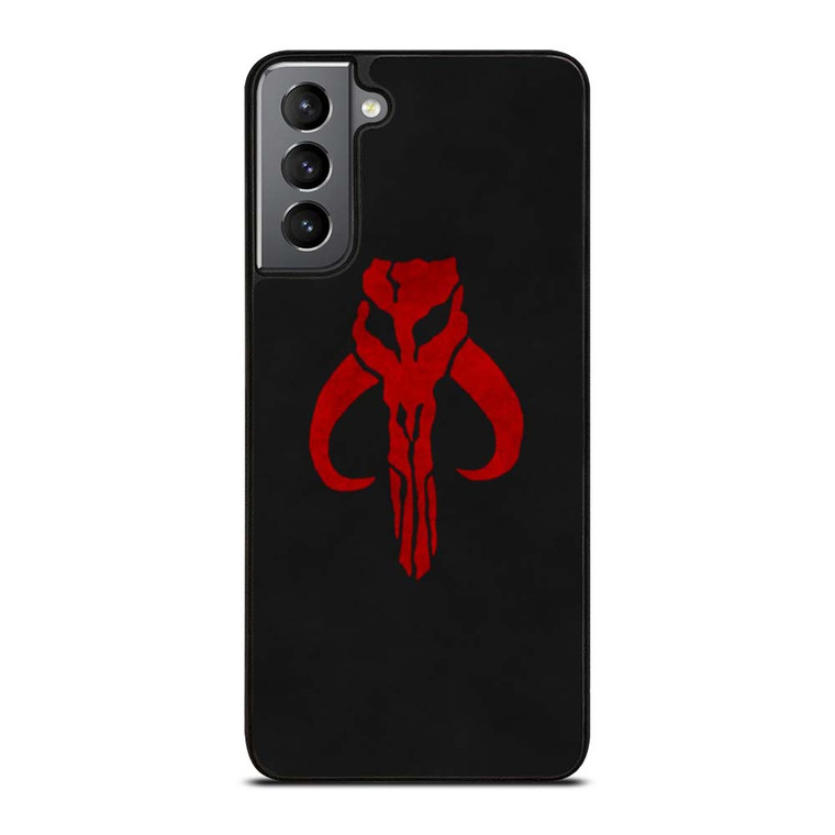 MANDALORIAN RED SKULL LOGO Samsung Galaxy S21 Plus Case Cover