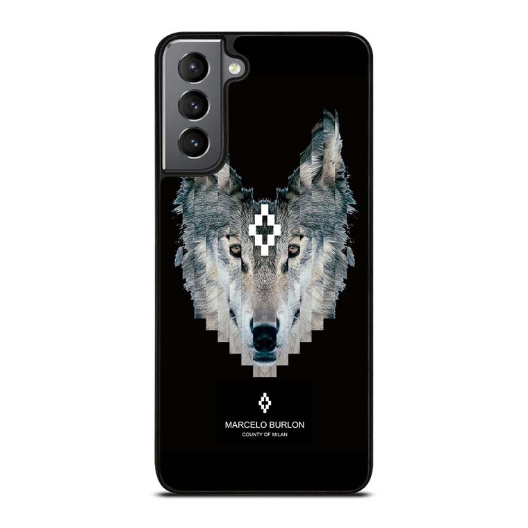 MARCELO BURLON WOLF LOGO Samsung Galaxy S21 Plus Case Cover