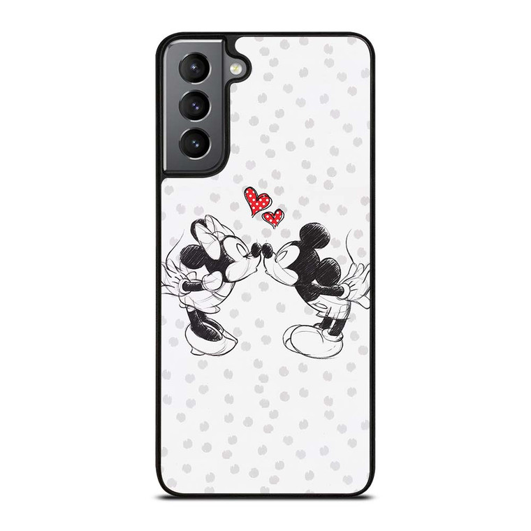 MICKEY AND MINIE MOUSE KISSING Disney Samsung Galaxy S21 Plus Case Cover