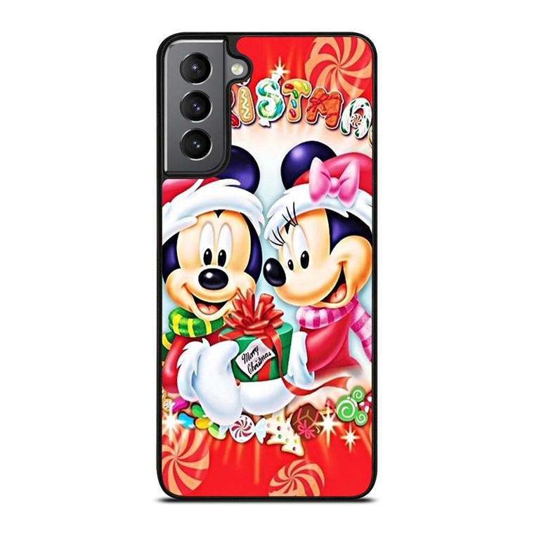 MICKEY MINNIE MOUSE DISNEY CHRISTMAS Samsung Galaxy S21 Plus Case Cover