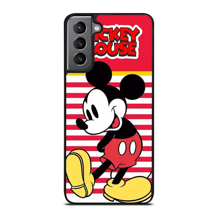 MICKEY MOUSE STRIPE DISNEY Samsung Galaxy S21 Plus Case Cover