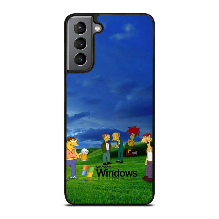 MICROSOFT WINDOWS THE SIMPSONS Samsung Galaxy S21 Plus Case Cover
