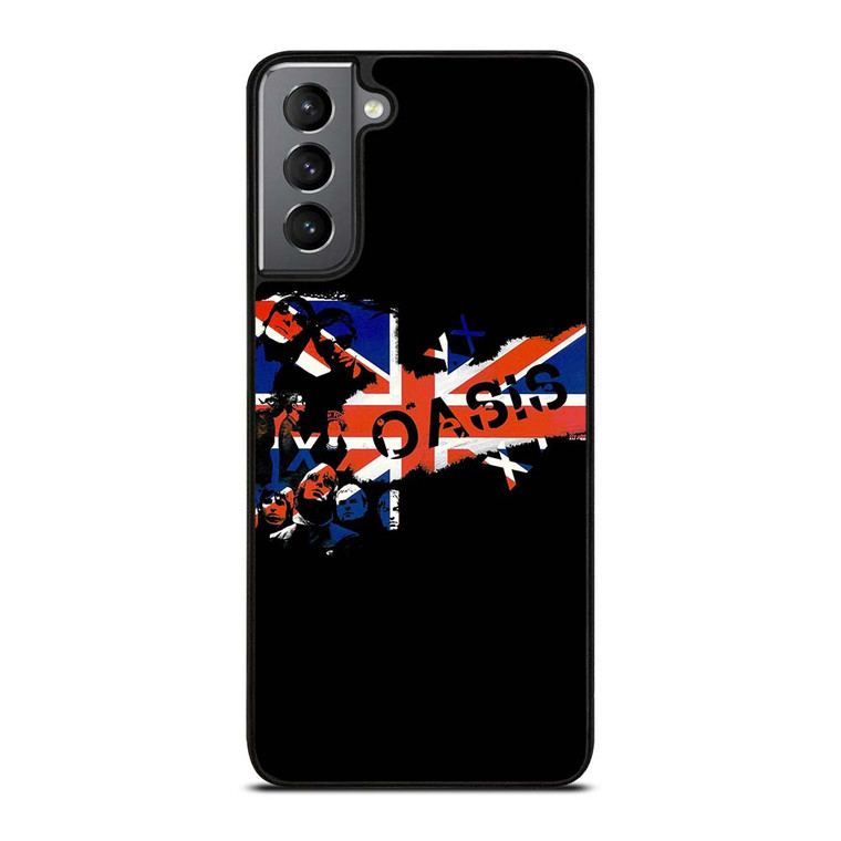 OASIS BAND ROCK BRITISH FLAG Samsung Galaxy S21 Plus Case Cover