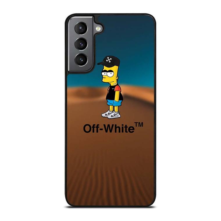 OFF WHITE BART SIMPSONS Samsung Galaxy S21 Plus Case Cover