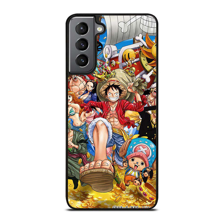 ONE PIECCE LUFFY AND FRIENDS Samsung Galaxy S21 Plus Case Cover