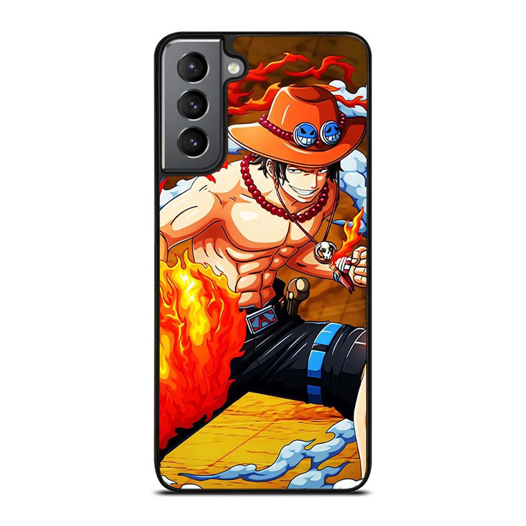 ONE PIECE ACE Samsung Galaxy S21 Plus Case Cover
