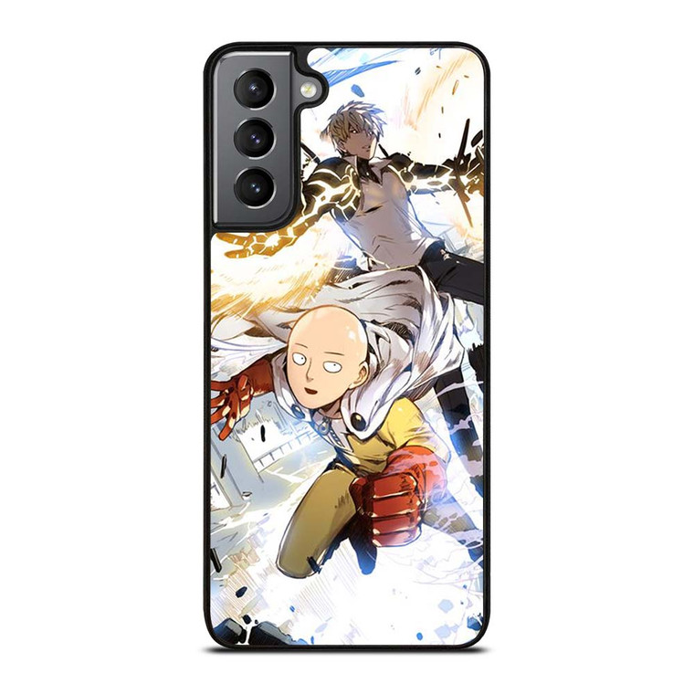 ONE PUNCH MAN SAITAMA AND GENOS Samsung Galaxy S21 Plus Case Cover