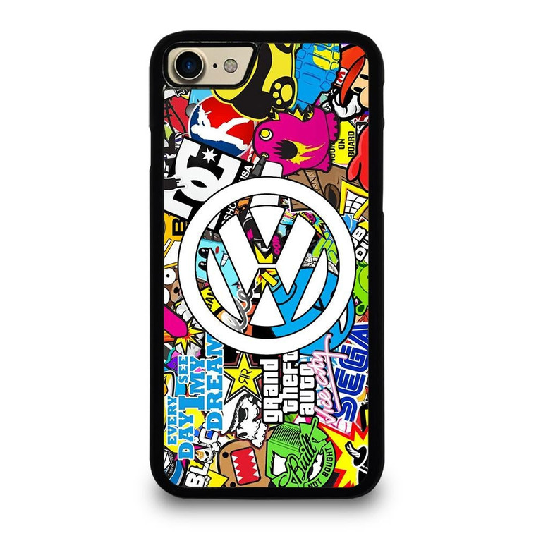 VW STICKER BOMB LOGO iPhone 7 / 8 Case Cover