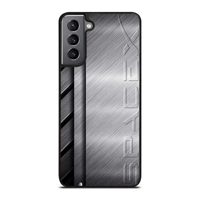 SPACE X LOGO METAL PLATE Samsung Galaxy S21 Plus Case Cover