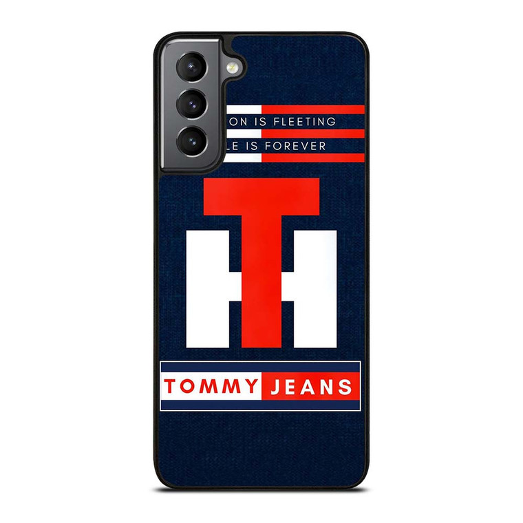 TOMMY HILFIGER JEANS TH LOGO STYLE IS FOREVER Samsung Galaxy S21 Plus Case Cover