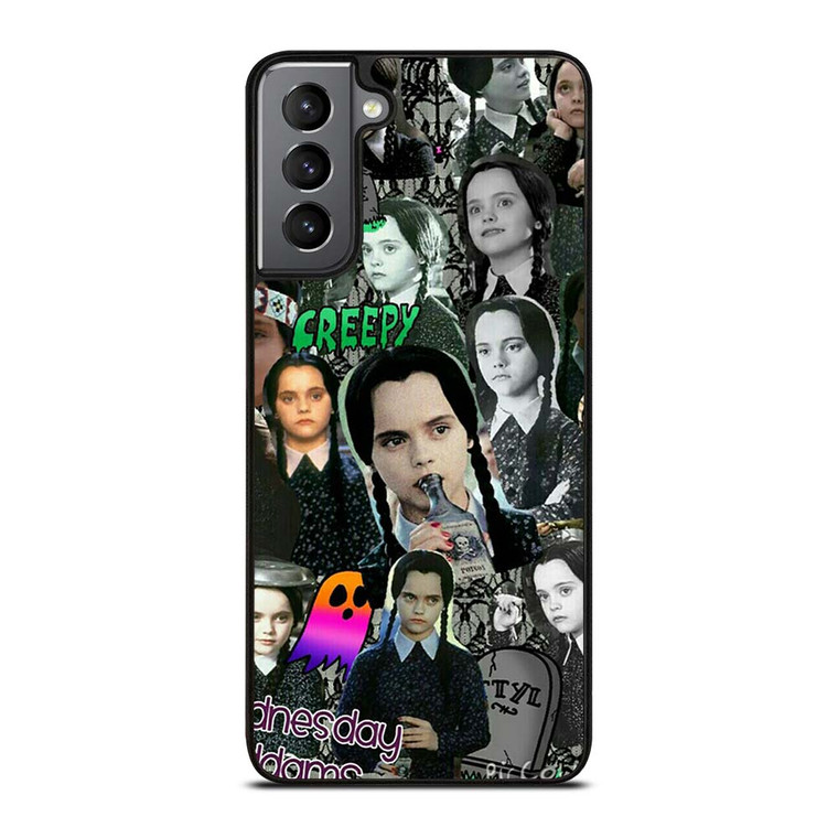 WEDNESDAY ADDAMS COLLAGE Samsung Galaxy S21 Plus Case Cover
