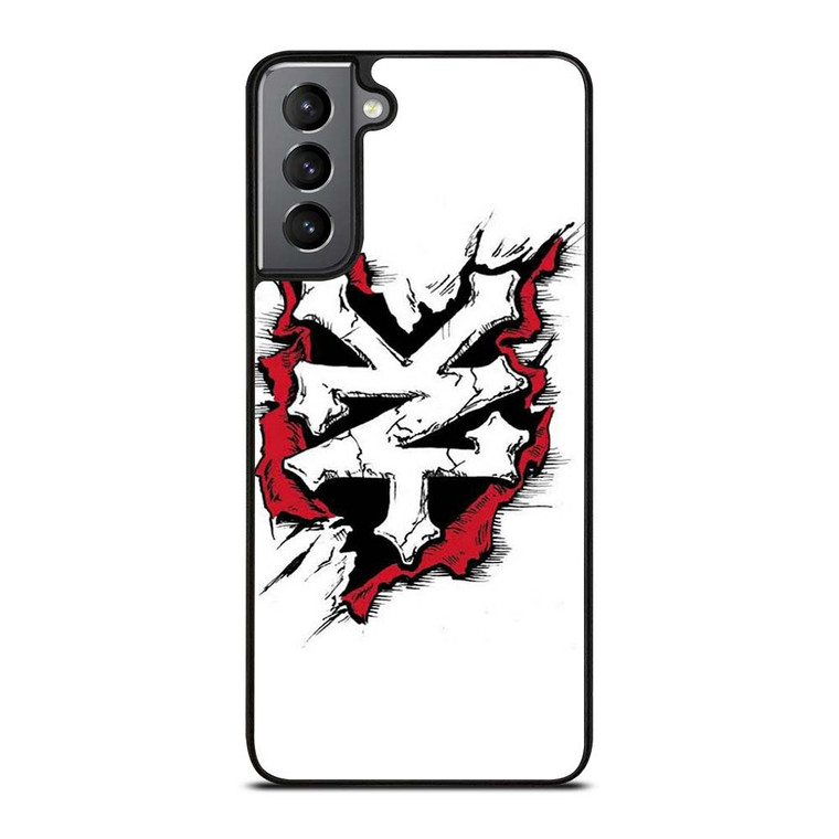 ZOO YORK LOGO WHITE Samsung Galaxy S21 Plus Case Cover