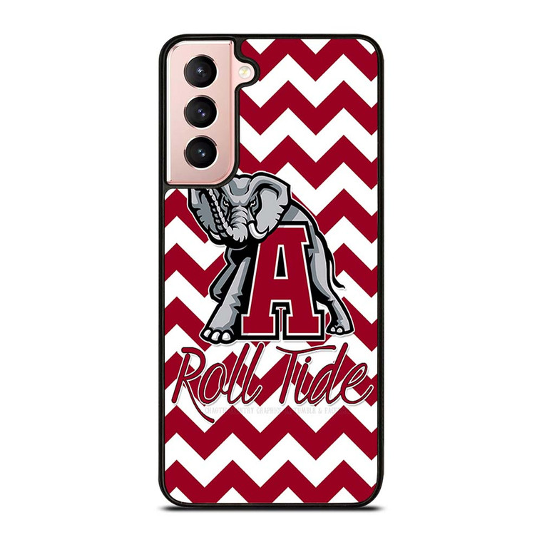 ALABAMA CRIMSON TIDE STRIP ROLL Samsung Galaxy S21 Case Cover